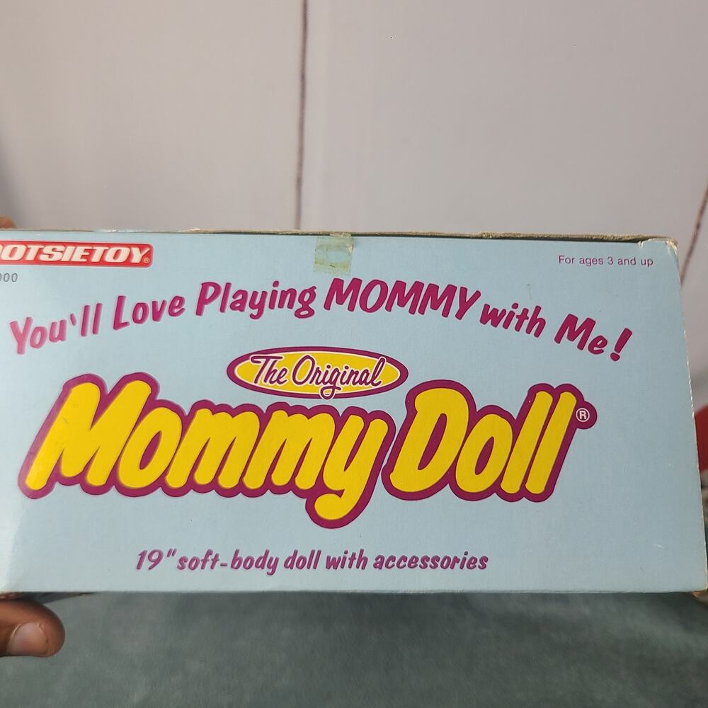 Vintage 1990 The‎ Original Mommy Doll 19" Blonde Hair With Baby Tootsie Toys - Picture 7 of 16